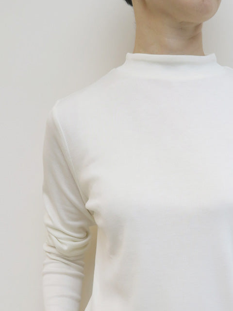 シルクコットン<br>モックネックプルオーバー