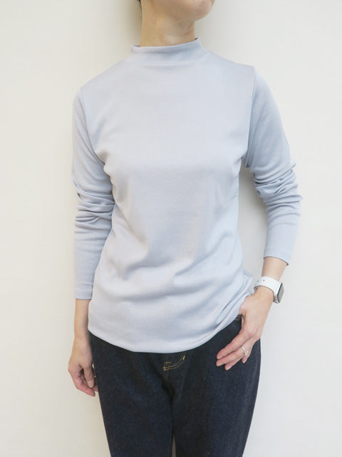 シルクコットン<br>モックネックプルオーバー