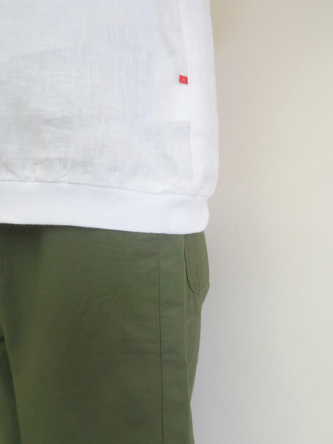 5分袖プルオーバーブラウス