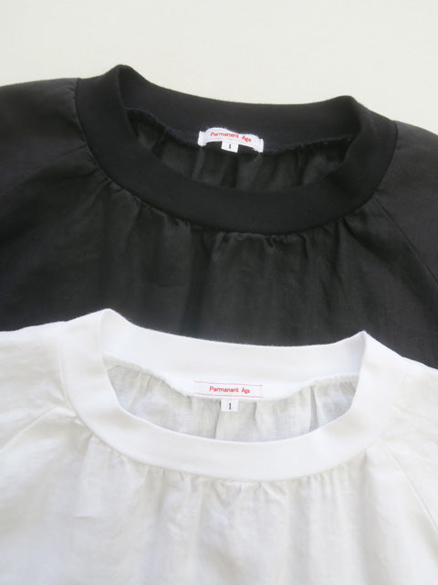 5分袖プルオーバーブラウス