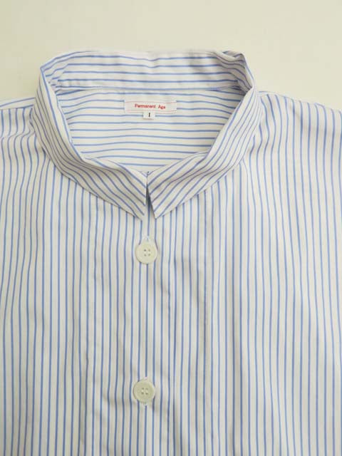 ロングシャツ ストライプ