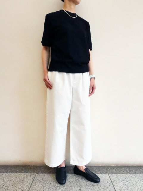 タック8分丈パンツ