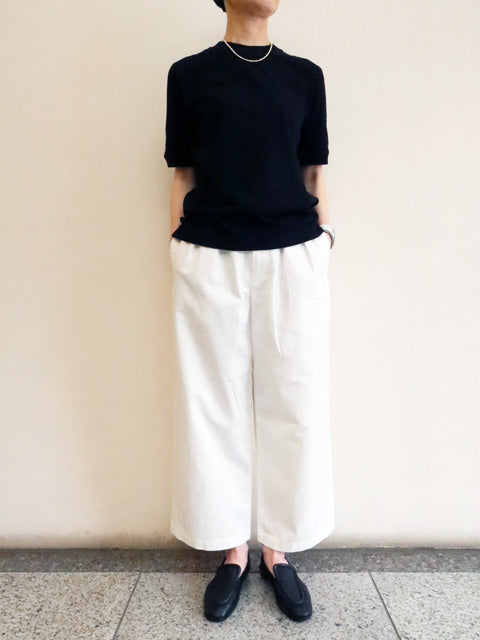 タック8分丈パンツ