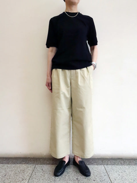 タック8分丈パンツ