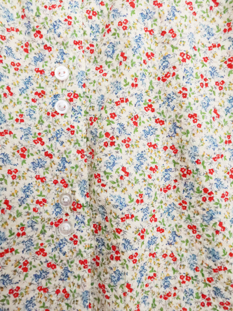 リバティプリントブラウス