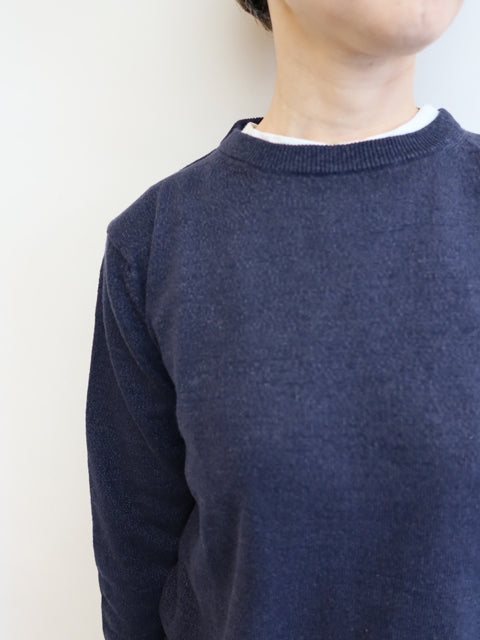 Silk Linen Knit Pullover