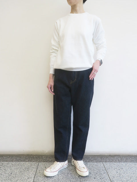 デニム クロップド テーパード