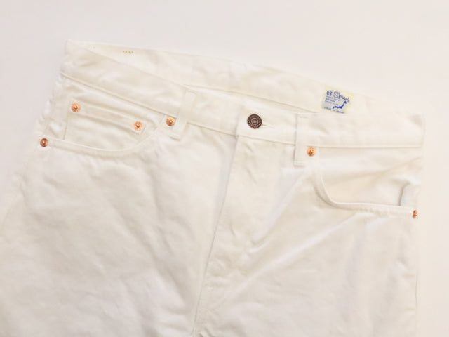 107 IVY FIT<br>WHITE DENIM