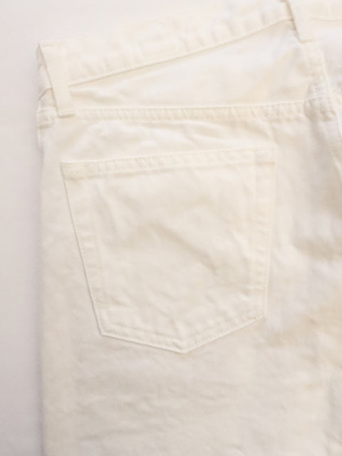 107 IVY FIT<br>WHITE DENIM