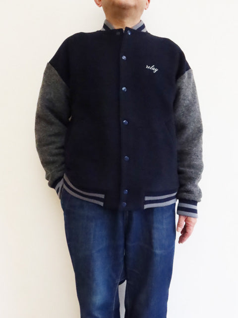 ウールポリエステルスタジャン