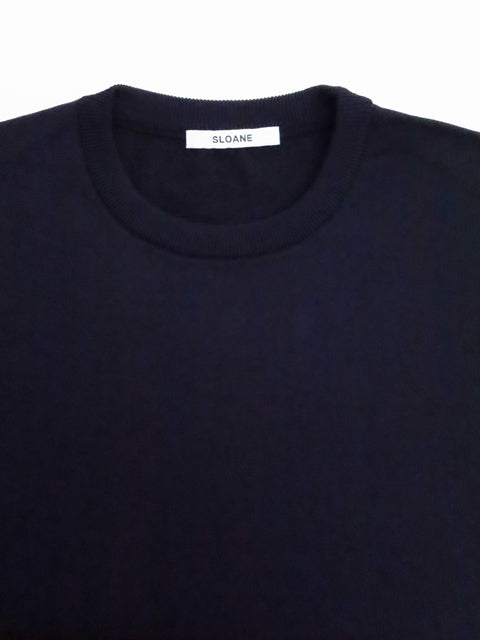 18G二重臼天竺<br>ポリエステル×キュプラ×コットン<br>クルーネック