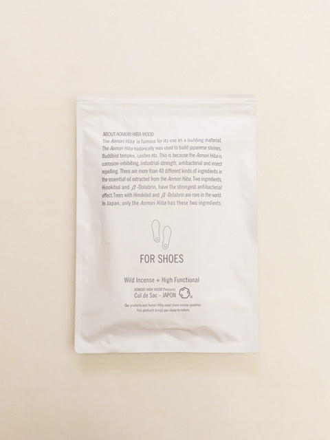 青森ヒバ<br>靴用消臭・抗菌除湿材