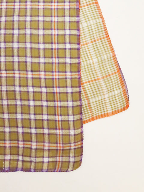 SCARF WOVEN CHECK