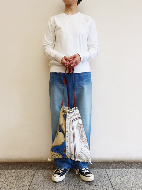 パラコード リバーシブル<br>プリントトートバッグ L