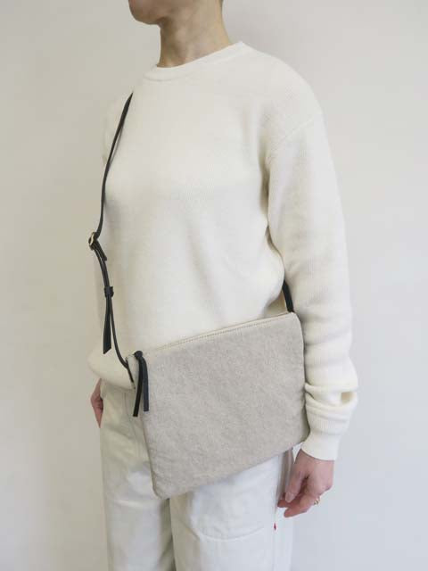 コットンリネン<br>ポシェットL