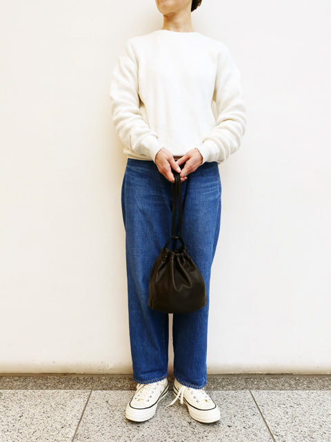 レザー巾着バッグS