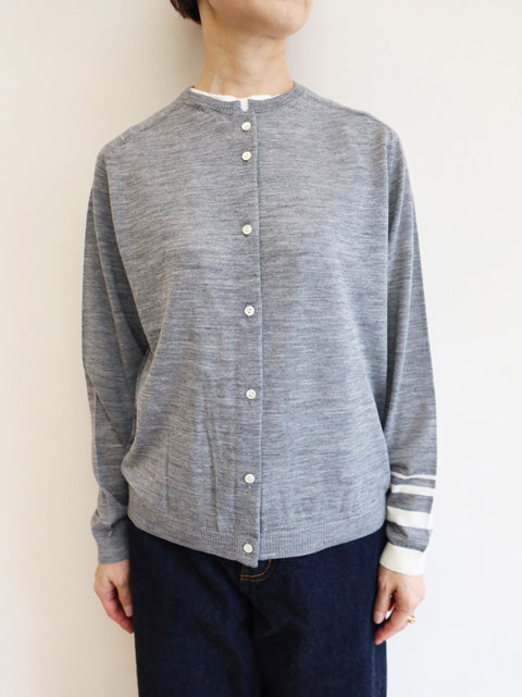 予約販売<br>クルーネックカーディガン