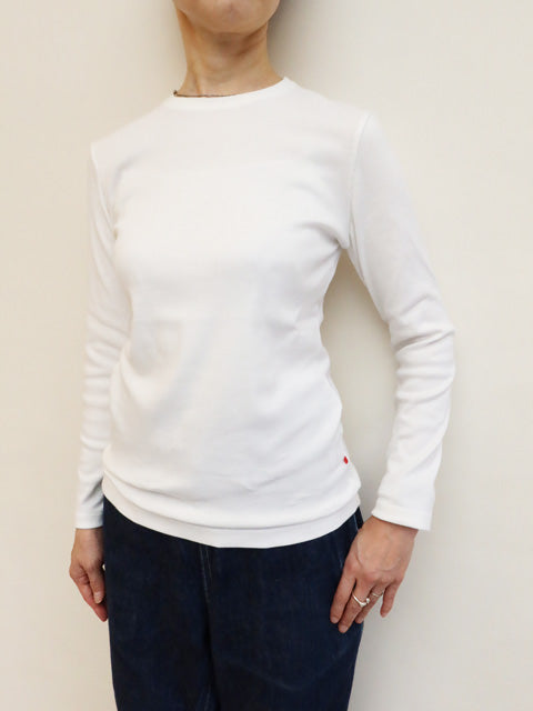 Cネック 長袖プルオーバー