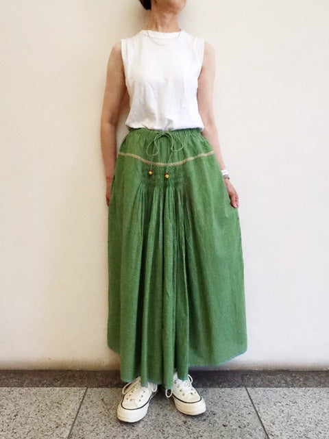 HAND PLEATED<br>SKIRT