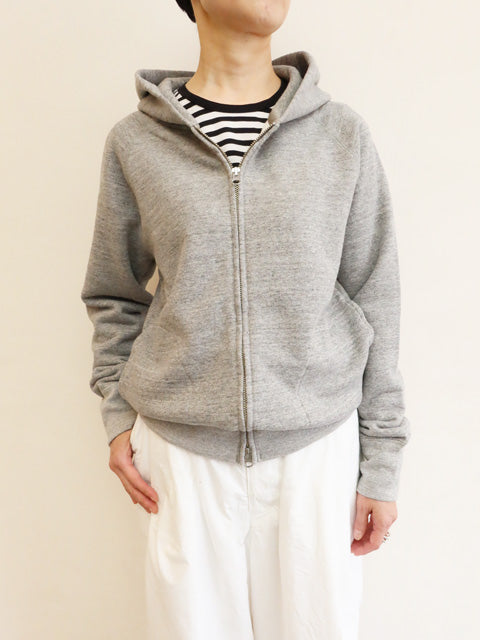 eleven 2nd ジップアップ eleven 2nd(イレブンセカンド) Cotton Sweat Jersey Hooded Zip-up