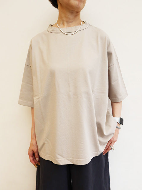 首まわりしっかり<br>5分袖Tシャツ