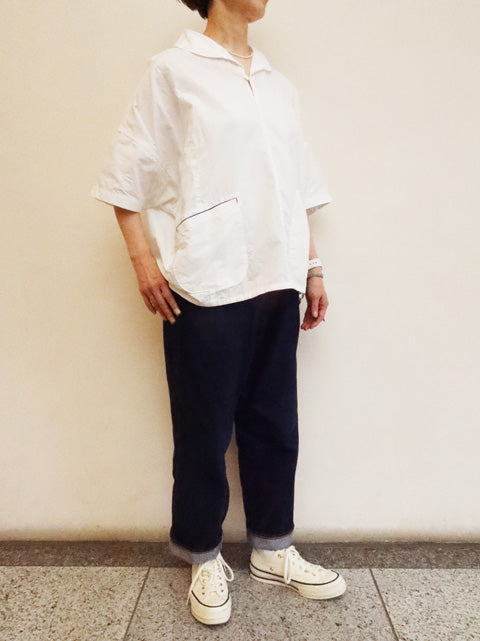 スキッパー半袖シャツ