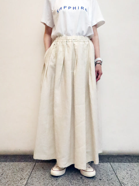 ソリッドリネン ヴォヤージュスカート