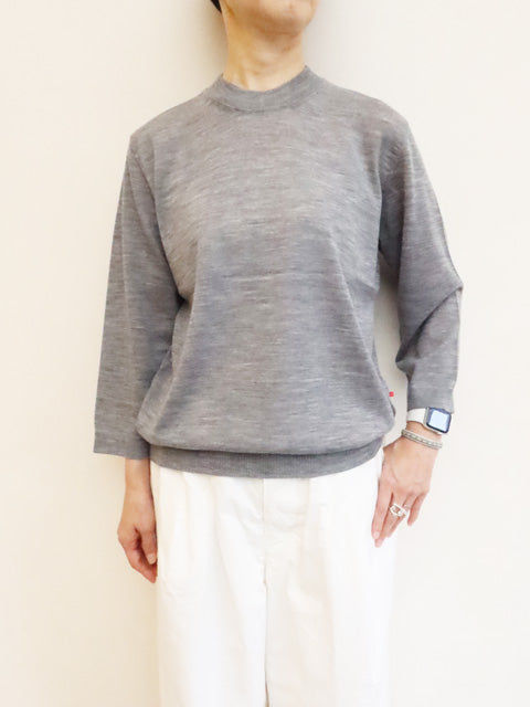 8分袖プルオーバーセーター