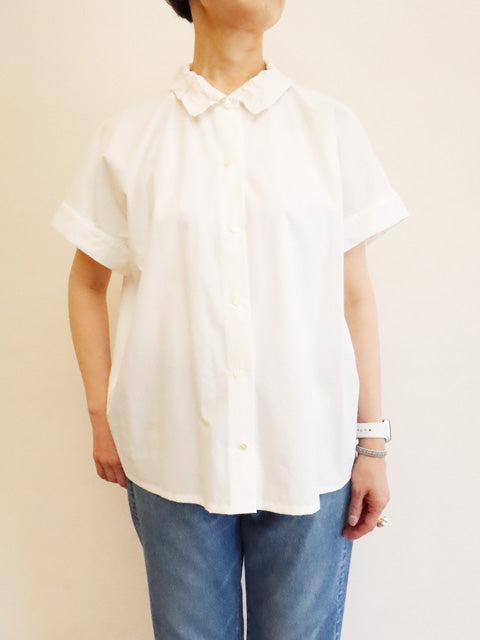 washer collar wide shirt