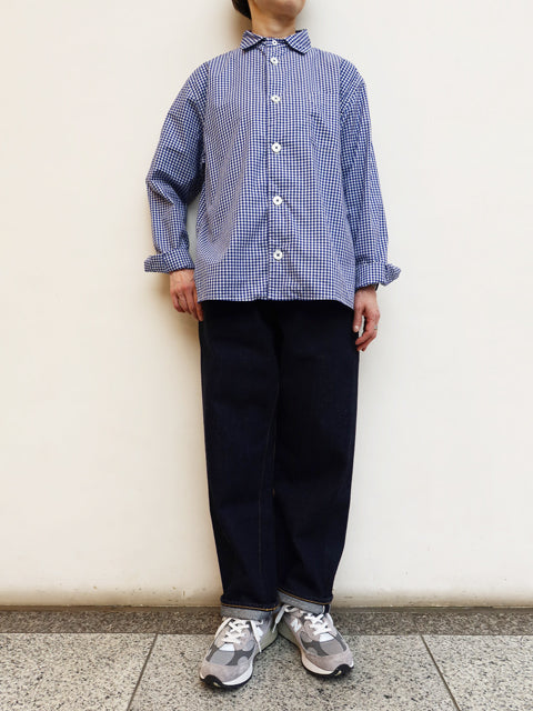 ニュースタンダード<br>長袖ギンガムチェック