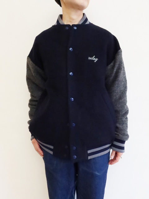 ウールポリエステルスタジャン