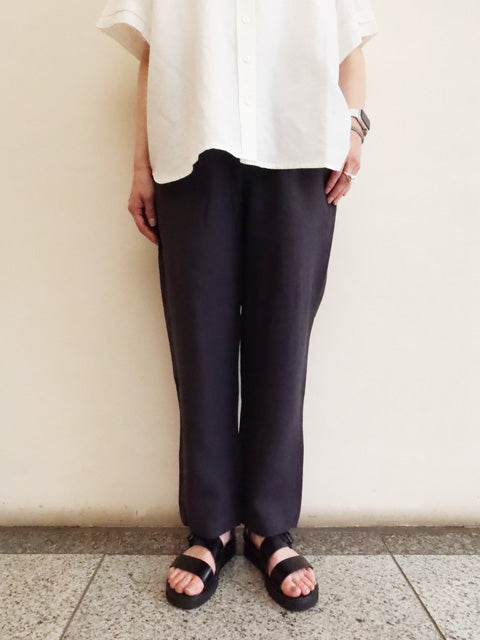 SLIM LINEN PANTS