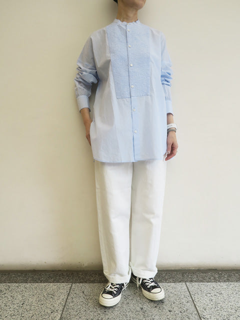 コットンサッカー<br>ブザムシャツ