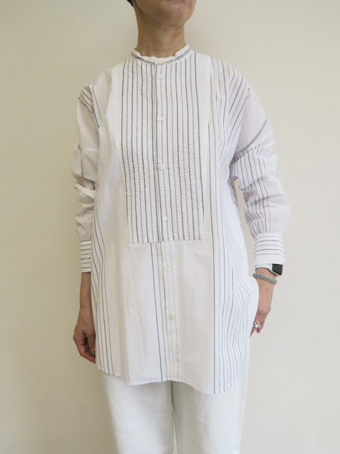 コットンサッカー<br>ブザムシャツ