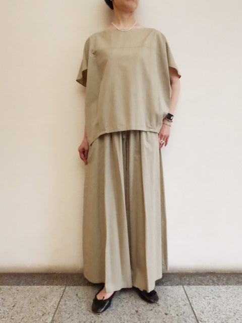 コットン<br>シェルワイドプルオーバー