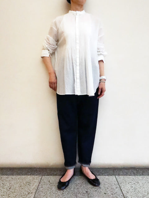 インドコットン<br>ピンタックシャツ