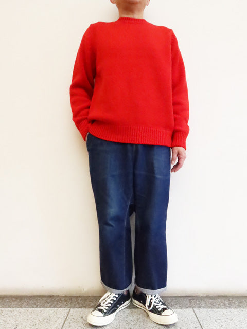 5G ジーロンラム×カシミヤ<br>クルーネック