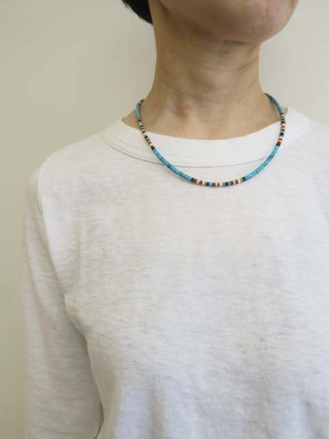 MICRO HEISHI<br>NECKLACE
