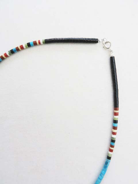 MICRO HEISHI<br>NECKLACE