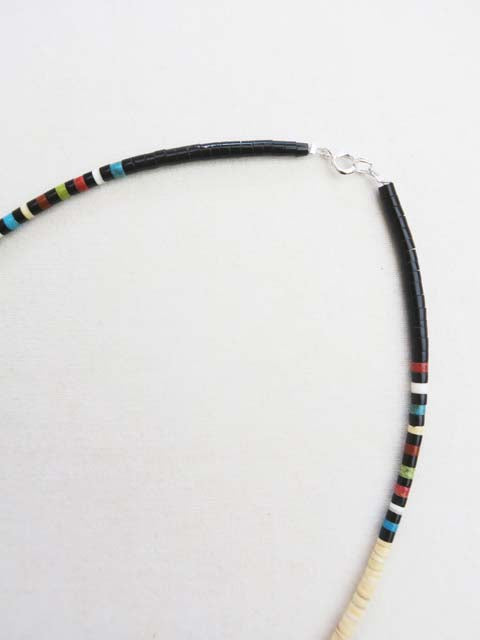 MICRO HEISHI<br>NECKLACE