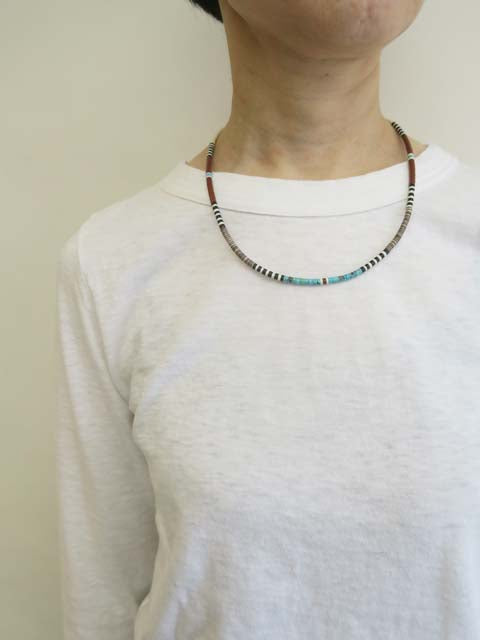 MICRO HEISHI<br>NECKLACE