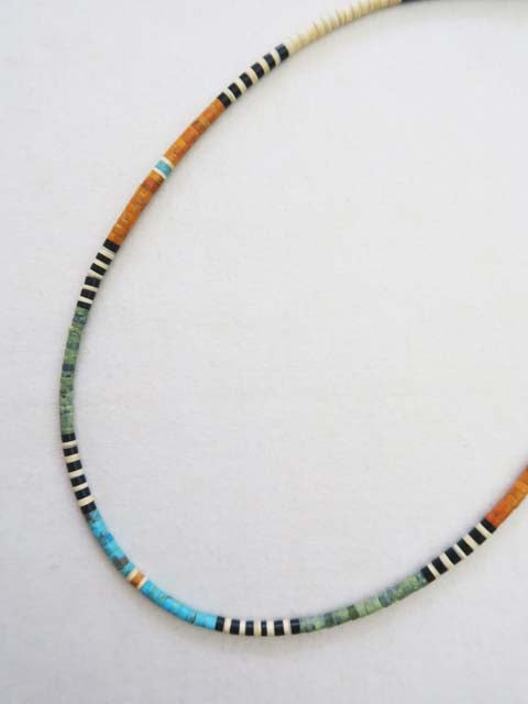 MICRO HEISHI<br>NECKLACE