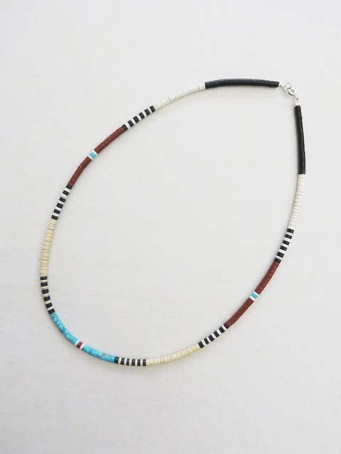 MICRO HEISHI<br>NECKLACE