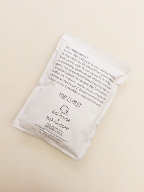 青森ヒバ<br>クローゼット用消臭・防虫材