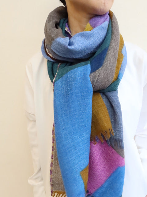 SHAWL CONFETTI STRIPES