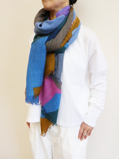 SHAWL CONFETTI STRIPES