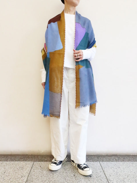 SHAWL CONFETTI STRIPES