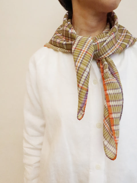 SCARF WOVEN CHECK
