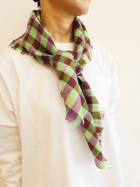 SCARF WOVEN CHECK
