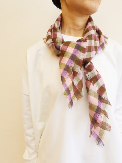 SCARF WOVEN CHECK
